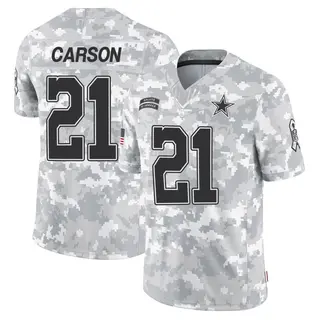 Dallas Cowboys Men's Caelen Carson Limited 2024 Salute to Service Jersey - Arctic Camo