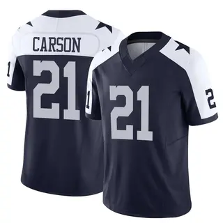 Dallas Cowboys Men's Caelen Carson Limited Alternate Vapor F.U.S.E. Jersey - Navy