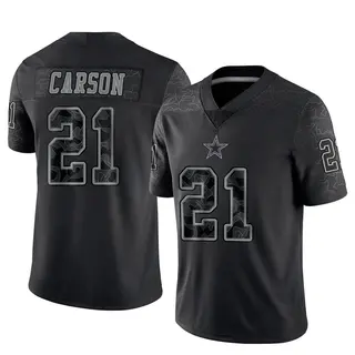 Dallas Cowboys Men's Caelen Carson Limited Reflective Jersey - Black