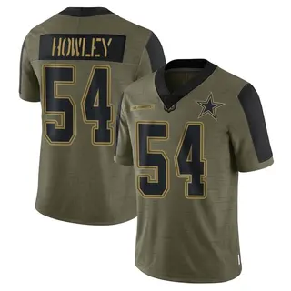 Dallas Cowboys Men's Chuck Howley Limited 2021 Salute To Service Jersey - Olive