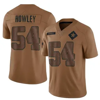 Dallas Cowboys Men's Chuck Howley Limited 2023 Salute To Service Jersey - Brown