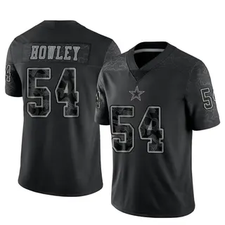 Dallas Cowboys Men's Chuck Howley Limited Reflective Jersey - Black