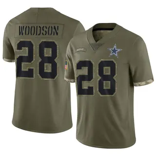 Dallas Cowboys Men's Darren Woodson Limited 2022 Salute To Service Jersey - Olive