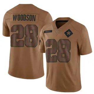 Dallas Cowboys Men's Darren Woodson Limited 2023 Salute To Service Jersey - Brown