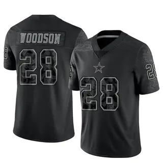 Dallas Cowboys Men's Darren Woodson Limited Reflective Jersey - Black