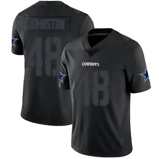 Dallas Cowboys Men's Daryl Johnston Limited Jersey - Black Impact