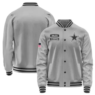 Dallas Cowboys Men's Salute to Service Performance Jacket - Gray