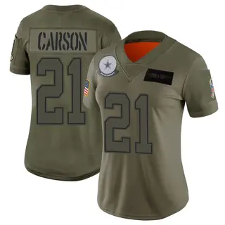 Dallas Cowboys Women's Caelen Carson Limited 2019 Salute to Service Jersey - Camo