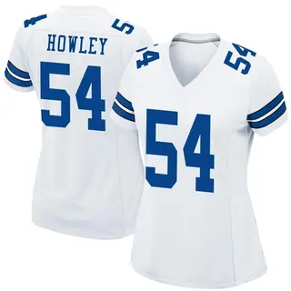 Dallas Cowboys Women's Chuck Howley Game Jersey - White