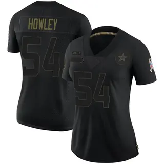 Dallas Cowboys Women's Chuck Howley Limited 2020 Salute To Service Jersey - Black