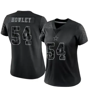 Dallas Cowboys Women's Chuck Howley Limited Reflective Jersey - Black