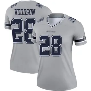 Dallas Cowboys Women's Darren Woodson Legend Inverted Jersey - Gray