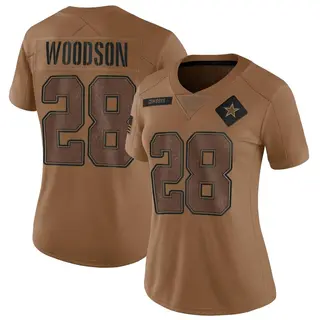 Dallas Cowboys Women's Darren Woodson Limited 2023 Salute To Service Jersey - Brown