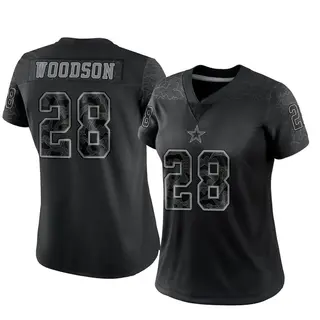 Dallas Cowboys Women's Darren Woodson Limited Reflective Jersey - Black