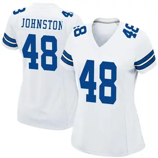 Dallas Cowboys Women's Daryl Johnston Game Jersey - White