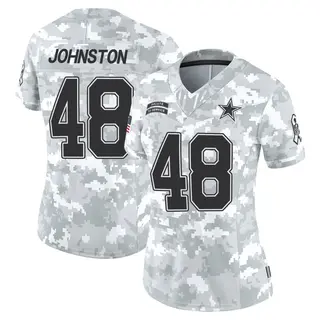 Dallas Cowboys Women's Daryl Johnston Limited 2024 Salute to Service Jersey - Arctic Camo