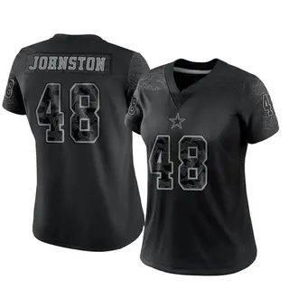 Dallas Cowboys Women's Daryl Johnston Limited Reflective Jersey - Black