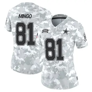 Dallas Cowboys Women's Jonathan Mingo Limited 2024 Salute to Service Jersey - Arctic Camo