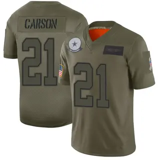 Dallas Cowboys Youth Caelen Carson Limited 2019 Salute to Service Jersey - Camo