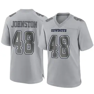 Dallas Cowboys Youth Daryl Johnston Game Atmosphere Fashion Jersey - Gray