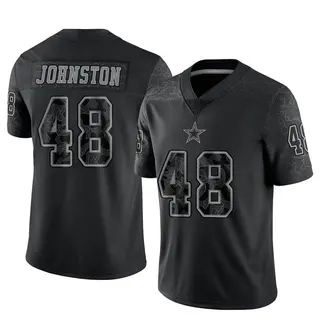 Dallas Cowboys Youth Daryl Johnston Limited Reflective Jersey - Black