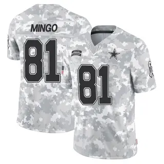 Dallas Cowboys Youth Jonathan Mingo Limited 2024 Salute to Service Jersey - Arctic Camo